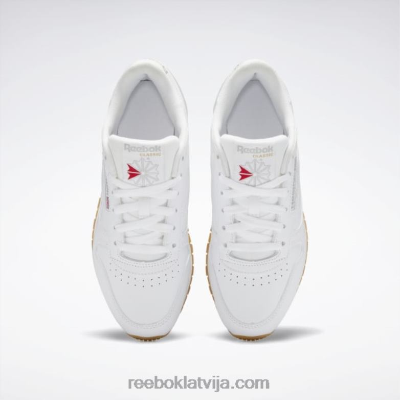 klasiskas ādas kurpes sievietes 0T46455 Reebok ftwr balta/tīri pelēka 3/reebok gumijas gumija-03