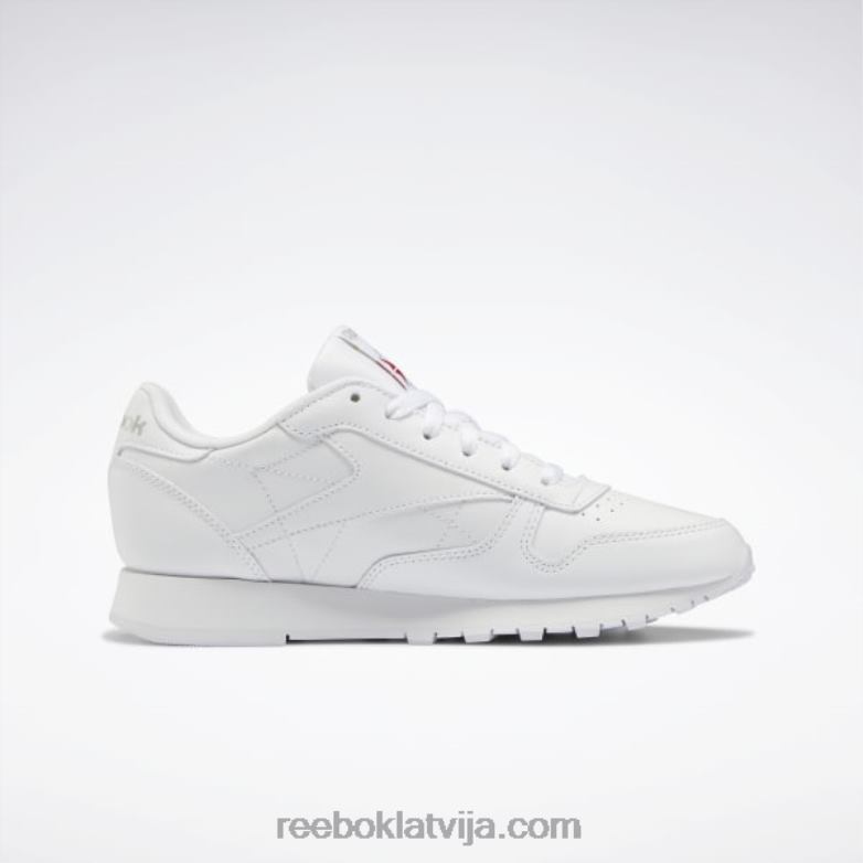 klasiskas ādas kurpes sievietes 0T46464 Reebok ftwr balts/tīri pelēks 3