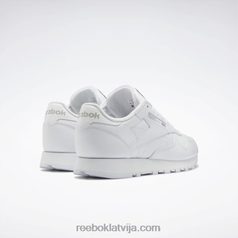 klasiskas ādas kurpes sievietes 0T46464 Reebok ftwr balts/tīri pelēks 3