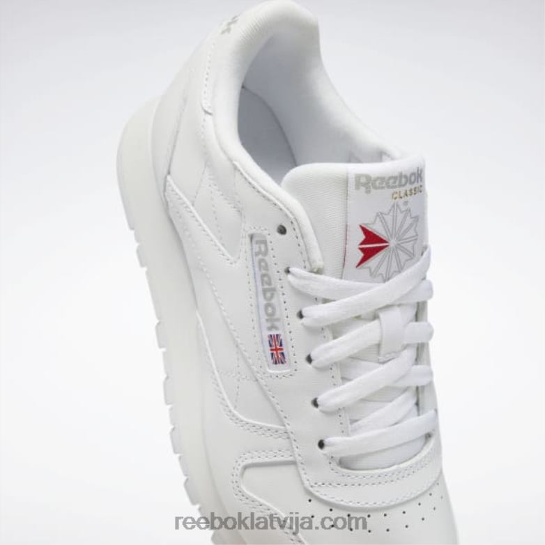 klasiskas ādas kurpes sievietes 0T46464 Reebok ftwr balts/tīri pelēks 3