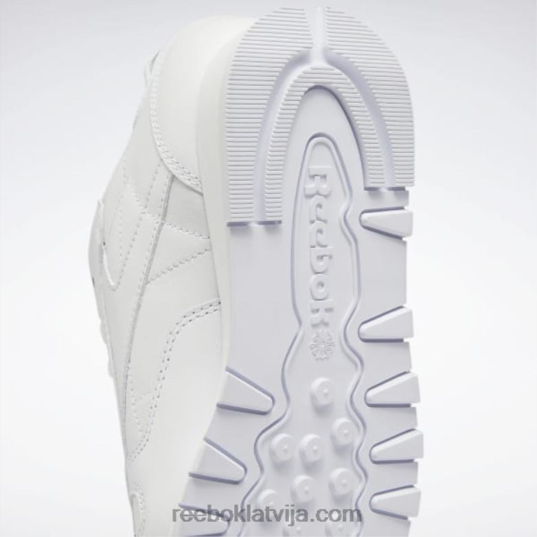 klasiskas ādas kurpes sievietes 0T46464 Reebok ftwr balts/tīri pelēks 3