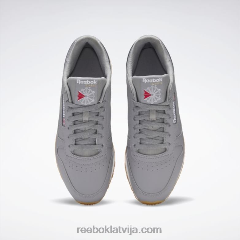 klasiskas ādas kurpes0T464148 Reebok tīri pelēka 5/ftwr balta/reebok gumijas gumija-03