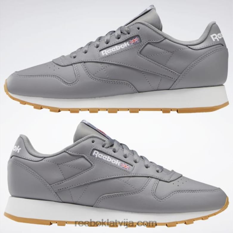 klasiskas ādas kurpes0T464148 Reebok tīri pelēka 5/ftwr balta/reebok gumijas gumija-03