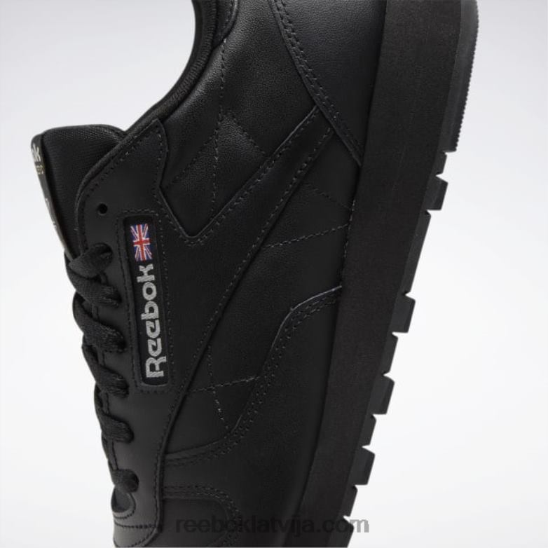 klasiskas ādas kurpes0T46437 Reebok kodols melns/tīri pelēks 5