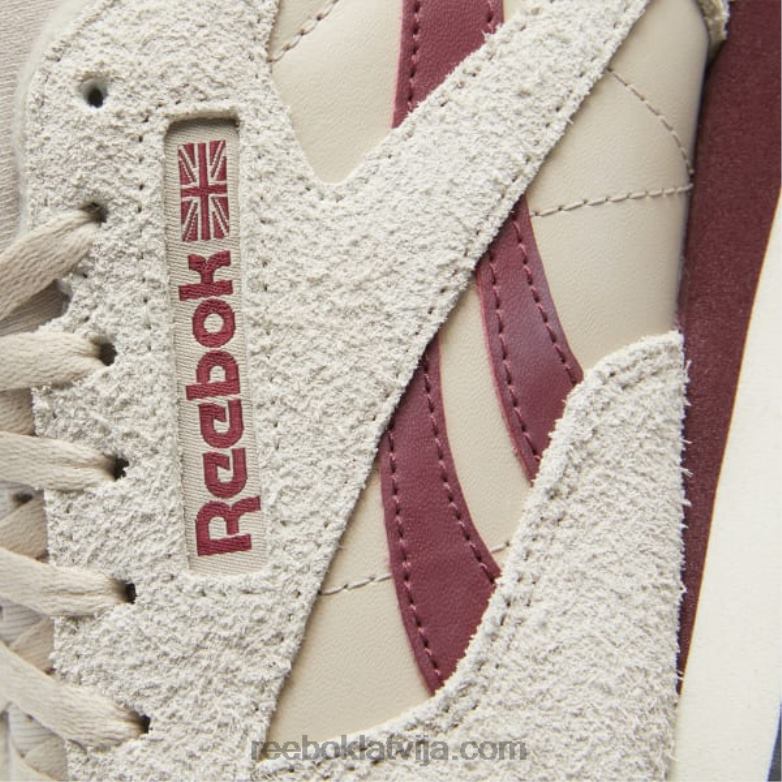 klasiskas ādas kurpes0T46458 Reebok moderna bēša/alabastra/klasiskā bordo