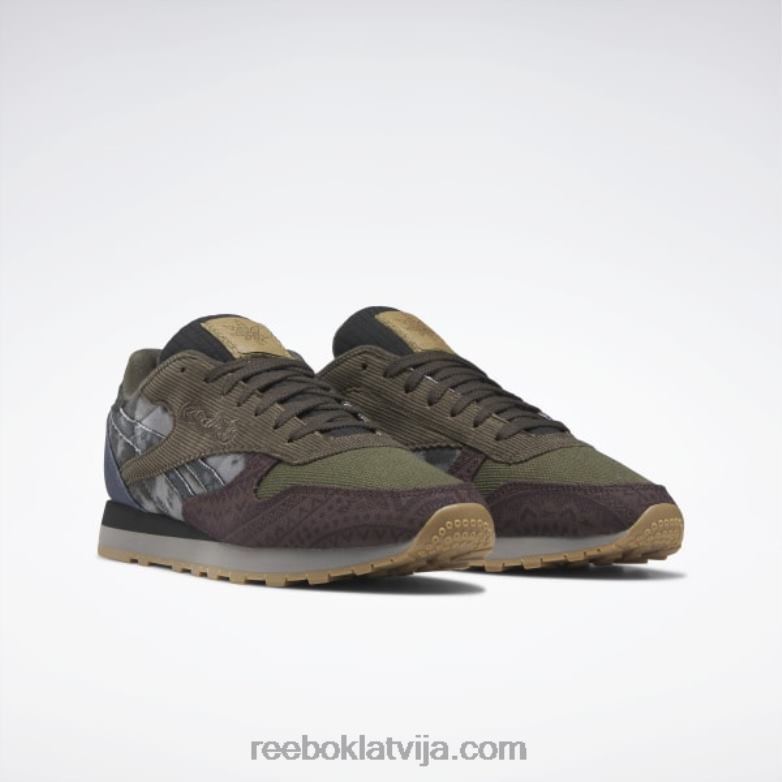 klasiskas ādas kurpes0T464643 Reebok java f23 / sulīgs zeme / dūmu indigo