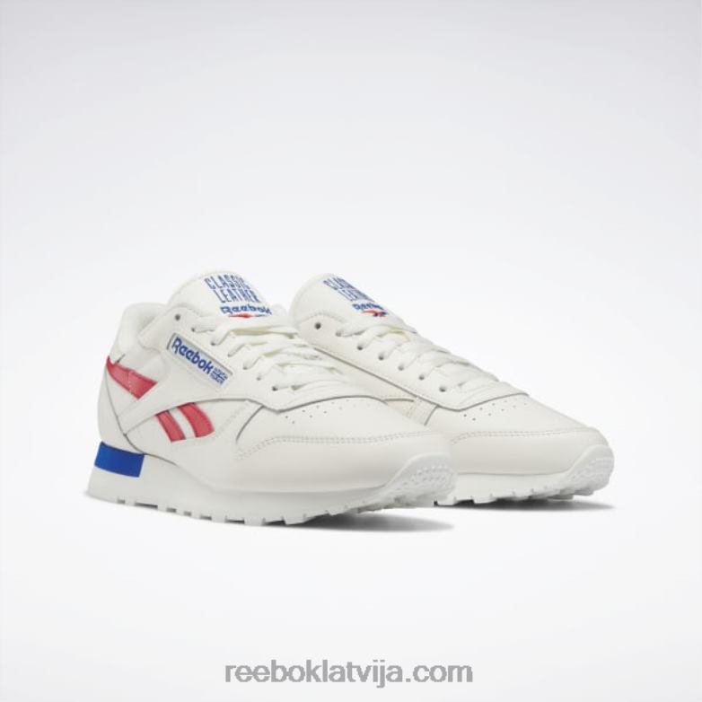 klasiskas ādas kurpes0T464683 Reebok krīts/vektorsarkans/vektorzils