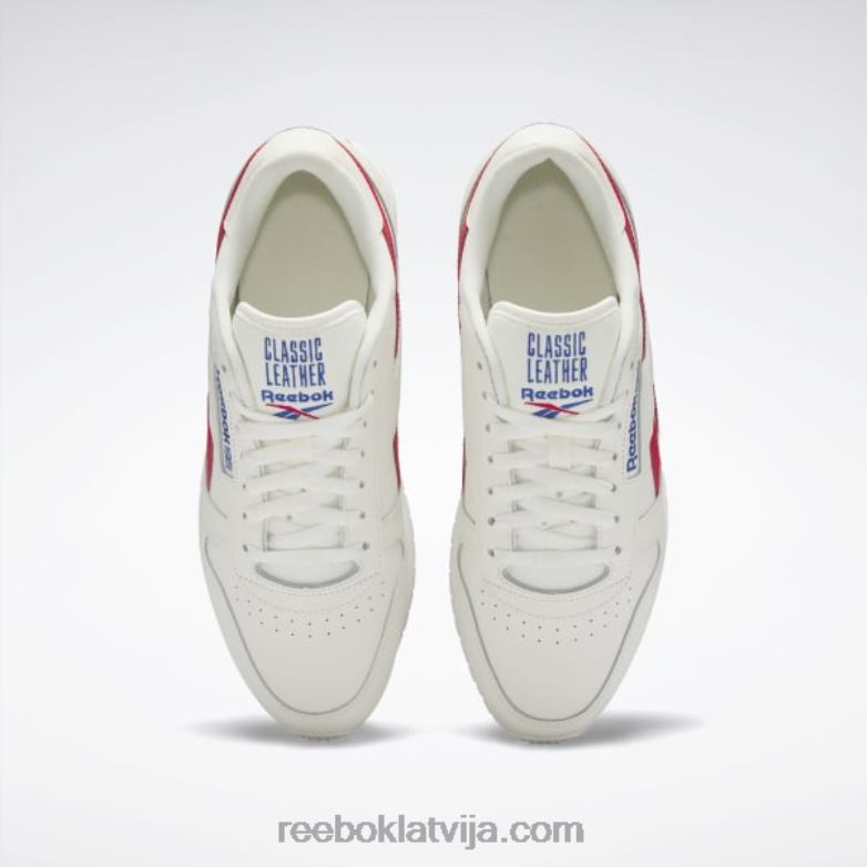 klasiskas ādas kurpes0T464683 Reebok krīts/vektorsarkans/vektorzils