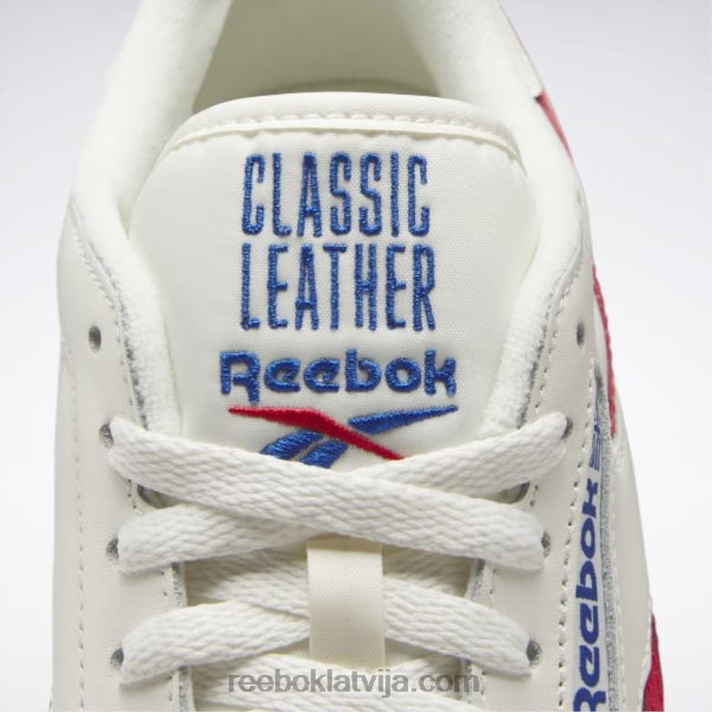 klasiskas ādas kurpes0T464683 Reebok krīts/vektorsarkans/vektorzils