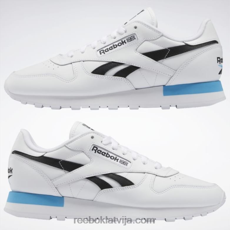klasiskas ādas kurpes0T464684 Reebok ftwr white/core black/radiant aqua