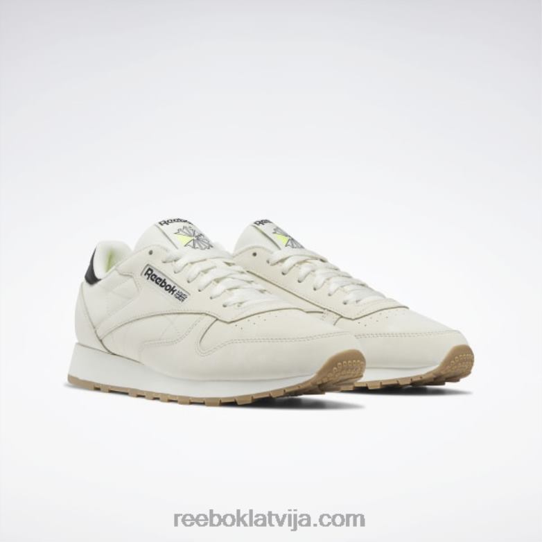 klasiskas ādas kurpes0T46477 Reebok alabastrs/mīksts ecru/core melns