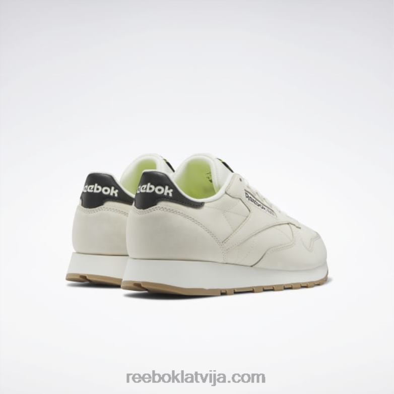 klasiskas ādas kurpes0T46477 Reebok alabastrs/mīksts ecru/core melns