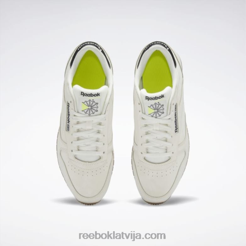 klasiskas ādas kurpes0T46477 Reebok alabastrs/mīksts ecru/core melns