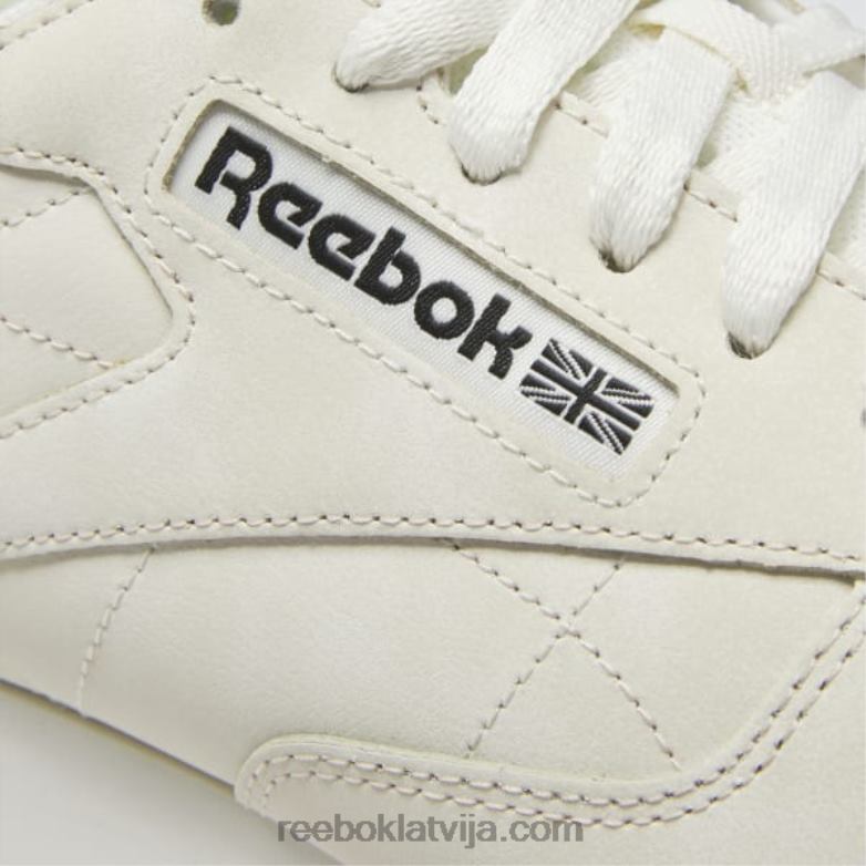 klasiskas ādas kurpes0T46477 Reebok alabastrs/mīksts ecru/core melns