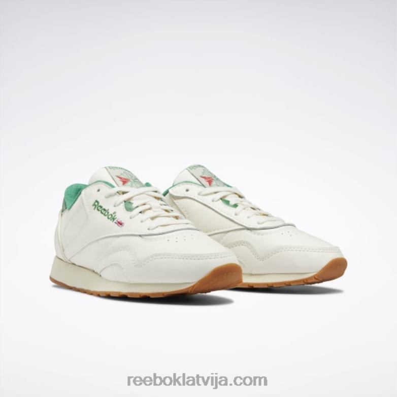 klasiskas ādas plus kurpes0T464591 Reebok krīts/glenzaļais/alabastrs