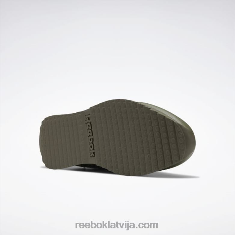 klasiskas ādas ripple kurpes0T464238 Reebok mednieks zaļš/tīri pelēks 3/army green