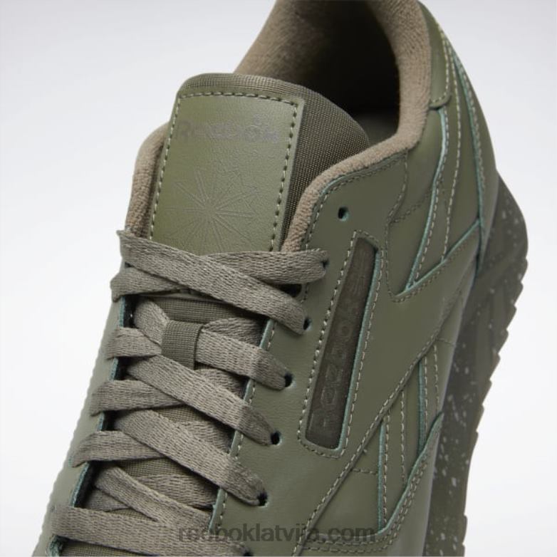 klasiskas ādas ripple kurpes0T464238 Reebok mednieks zaļš/tīri pelēks 3/army green