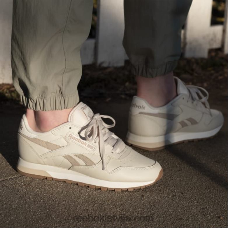klasiskas ādas sieviešu apavi0T464116 Reebok alabastrs/moderns bēšs/krīts