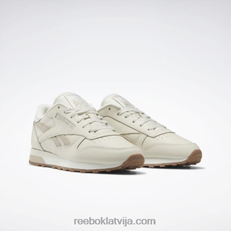 klasiskas ādas sieviešu apavi0T464116 Reebok alabastrs/moderns bēšs/krīts