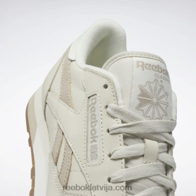 klasiskas ādas sieviešu apavi0T464116 Reebok alabastrs/moderns bēšs/krīts