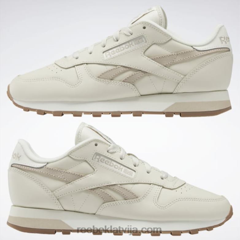 klasiskas ādas sieviešu apavi0T464116 Reebok alabastrs/moderns bēšs/krīts