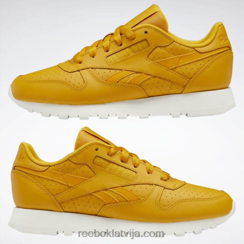 klasiskas ādas sieviešu apavi0T464239 Reebok spilgts okers/krīts