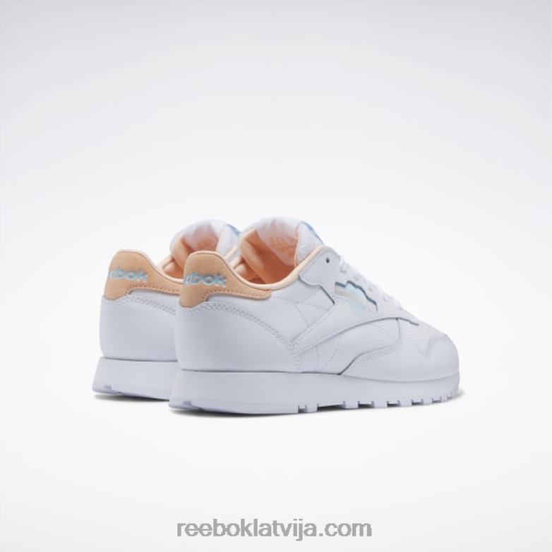 klasiskas ādas sieviešu apavi0T464424 Reebok ftwr balta/zila pērle/aura oranža