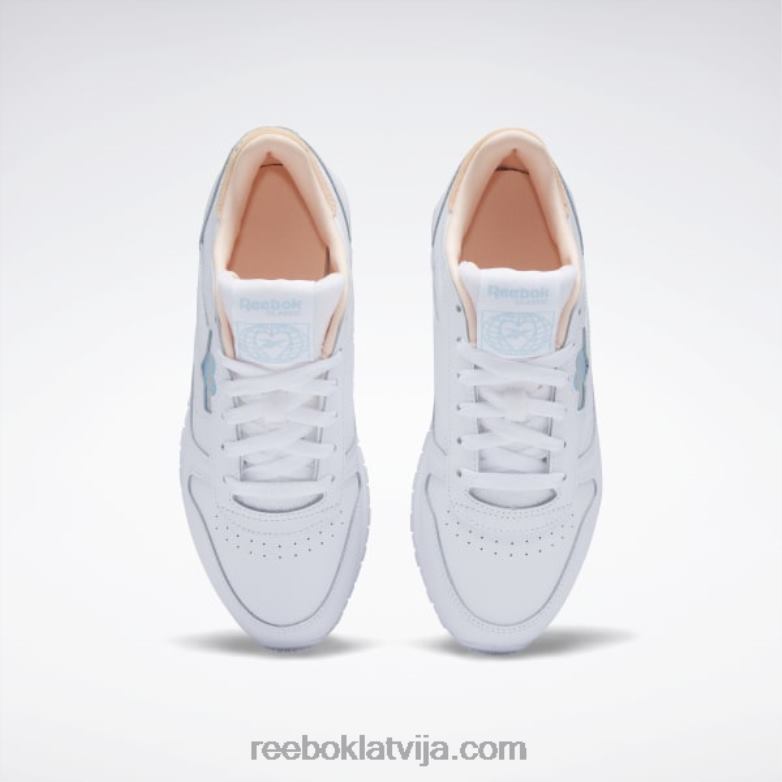 klasiskas ādas sieviešu apavi0T464424 Reebok ftwr balta/zila pērle/aura oranža