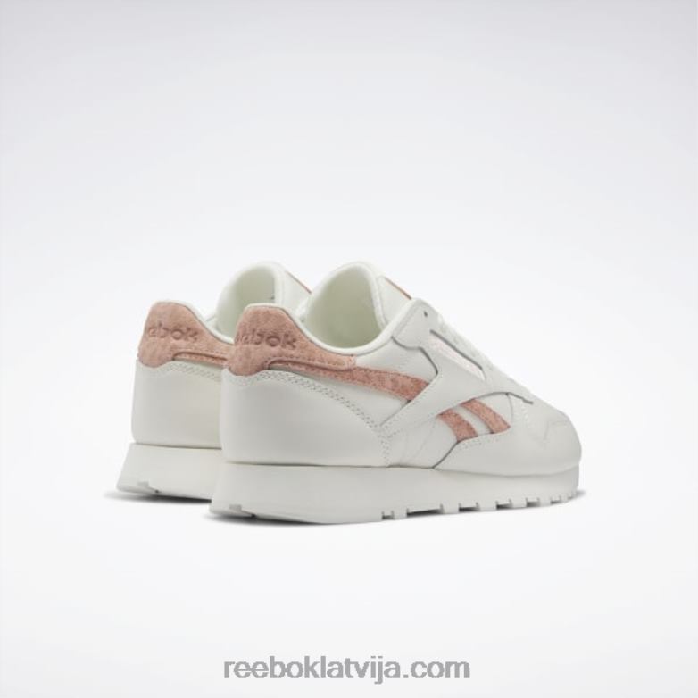 klasiskas ādas sieviešu apavi0T464428 Reebok krīts/aura oranžs