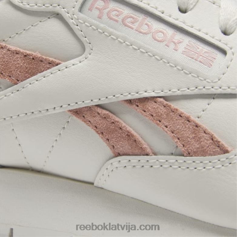 klasiskas ādas sieviešu apavi0T464428 Reebok krīts/aura oranžs