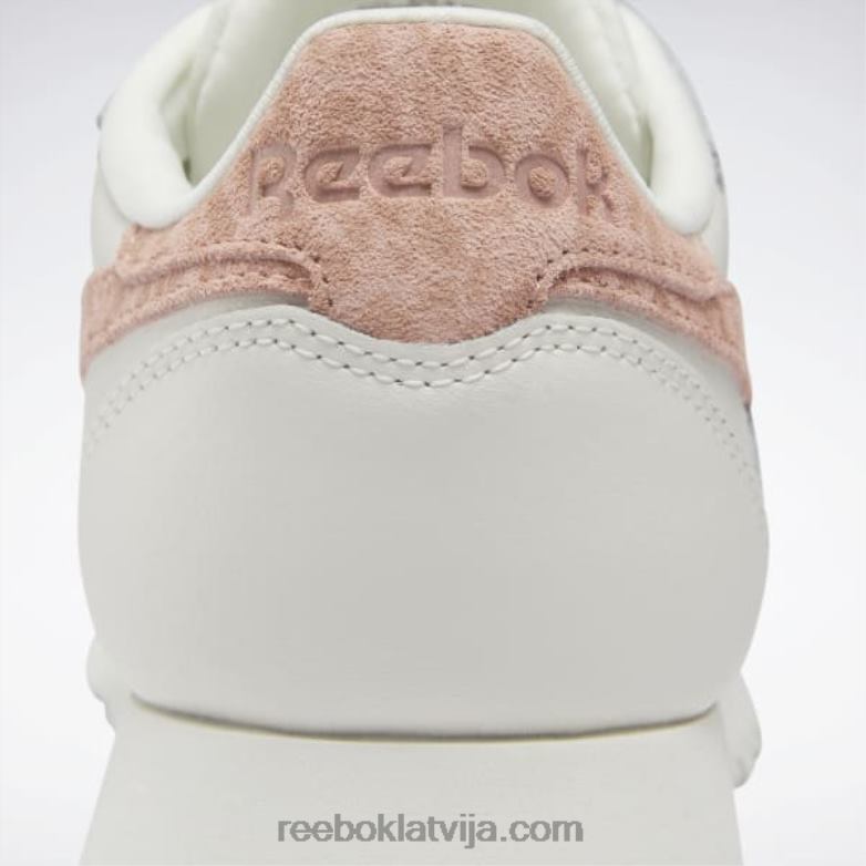 klasiskas ādas sieviešu apavi0T464428 Reebok krīts/aura oranžs