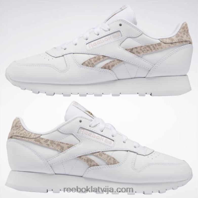 klasiskas ādas sieviešu apavi0T464724 Reebok ftwr balts/mīksts ecru