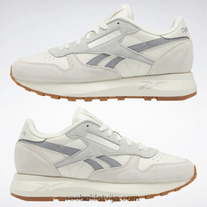 klasiskas ādas sp sieviešu apavi0T464179 Reebok krīts/tīri pelēks 2/matēts sudrabs