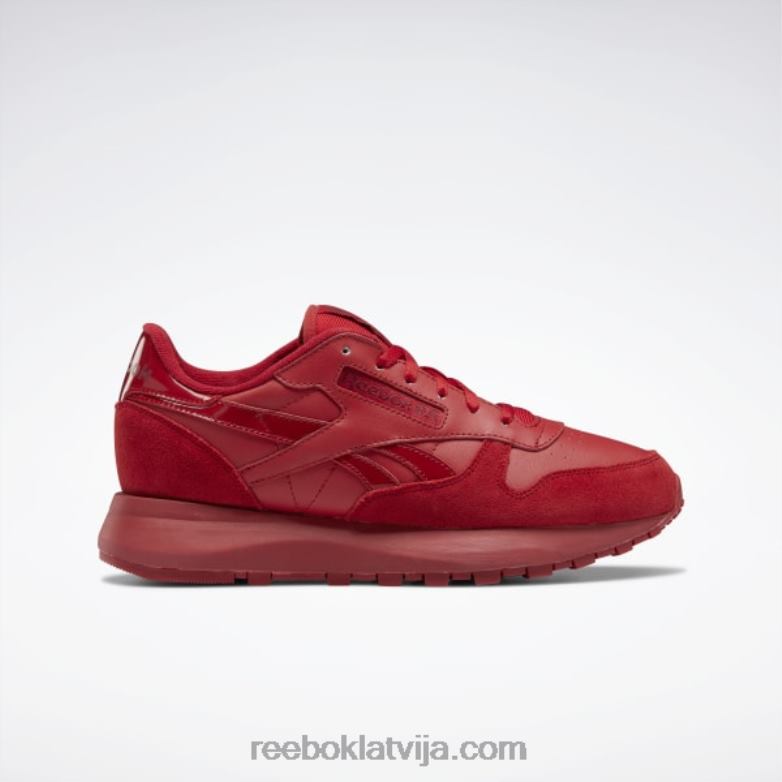 klasiskas ādas sp sieviešu apavi0T464231 Reebok zibspuldze sarkana/klasiska bordo
