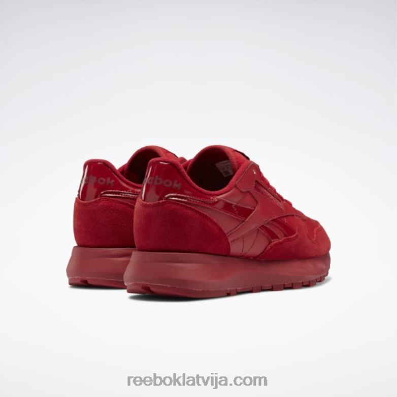 klasiskas ādas sp sieviešu apavi0T464231 Reebok zibspuldze sarkana/klasiska bordo