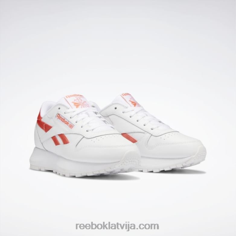 klasiskas ādas sp sieviešu apavi0T464290 Reebok ftwr balts/daļēji oranžs uzliesmojums