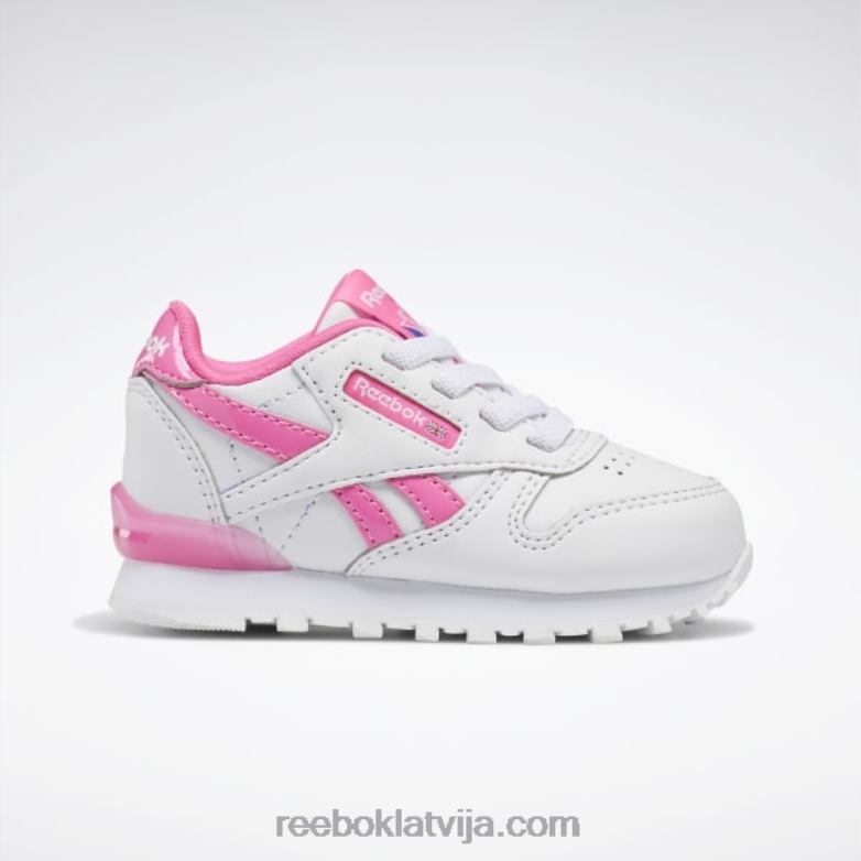 klasiskas ādas step n flash kurpes - toddler bērni 0T4641377 Reebok ftwr balts/atomrozā
