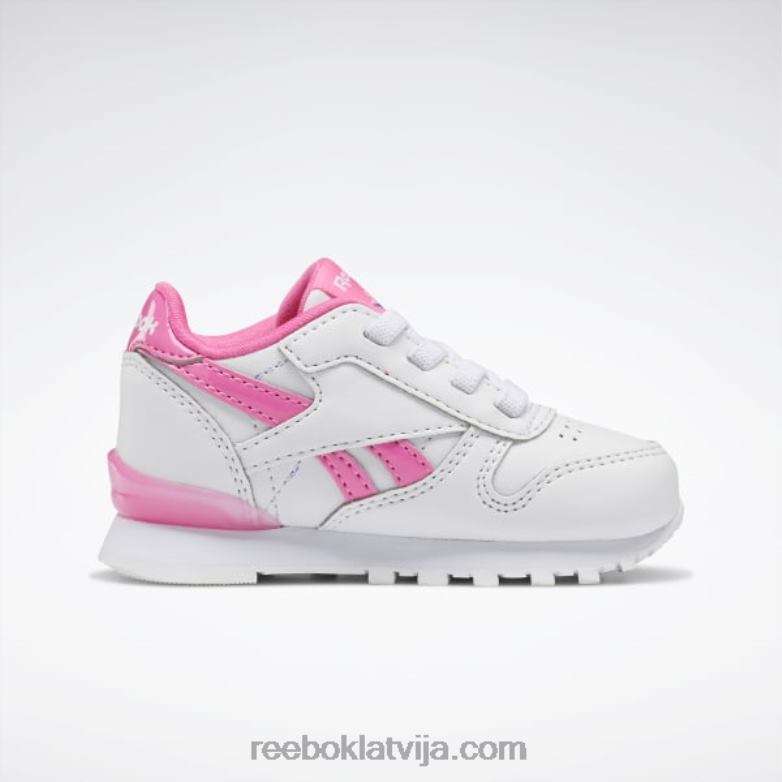 klasiskas ādas step \n\ flash kurpes - toddler bērni 0T4641377 Reebok ftwr balts/atomrozā