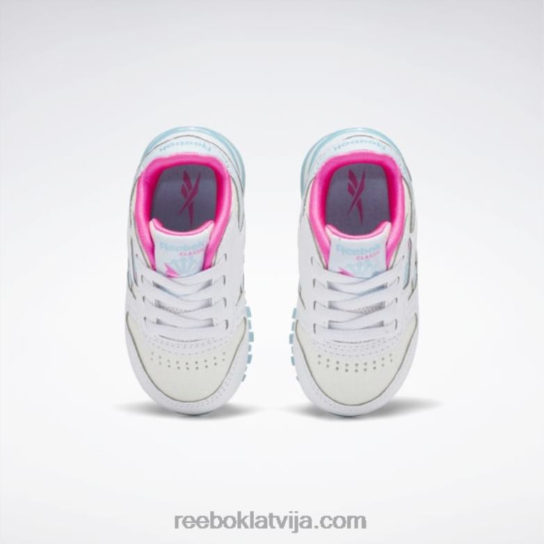 klasiskas ādas step \n\ flash kurpes - toddler bērni 0T4641384 Reebok ftwr balts/digitāli zils