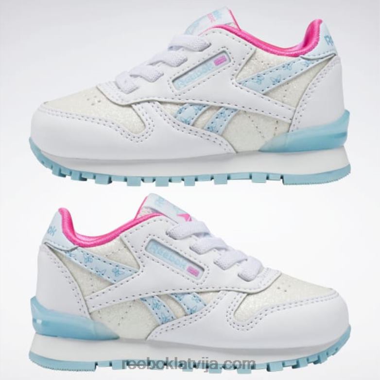 klasiskas ādas step \n\ flash kurpes - toddler bērni 0T4641384 Reebok ftwr balts/digitāli zils