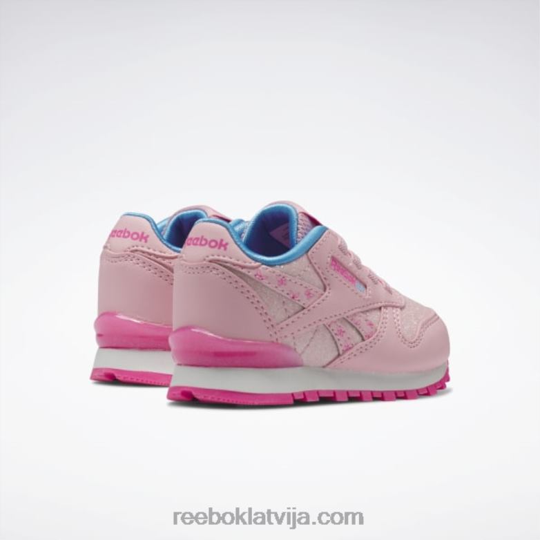 klasiskas ādas step \n\ flash kurpes - toddler bērni 0T4641397 Reebok rozā mirdzums/atomrozā