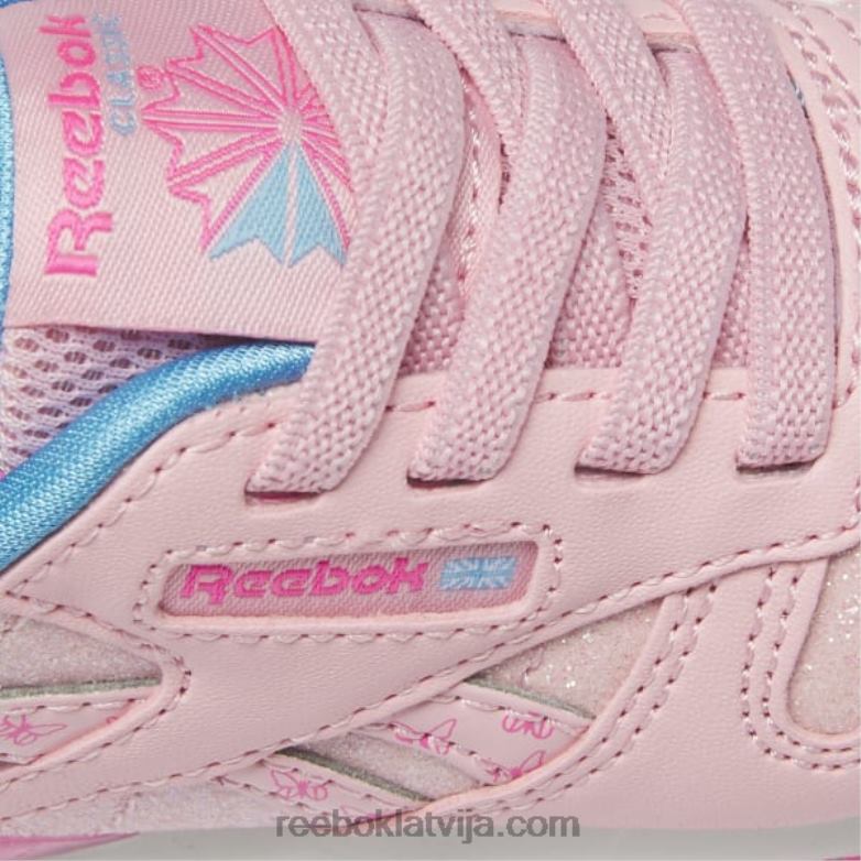 klasiskas ādas step \n\ flash kurpes - toddler bērni 0T4641397 Reebok rozā mirdzums/atomrozā