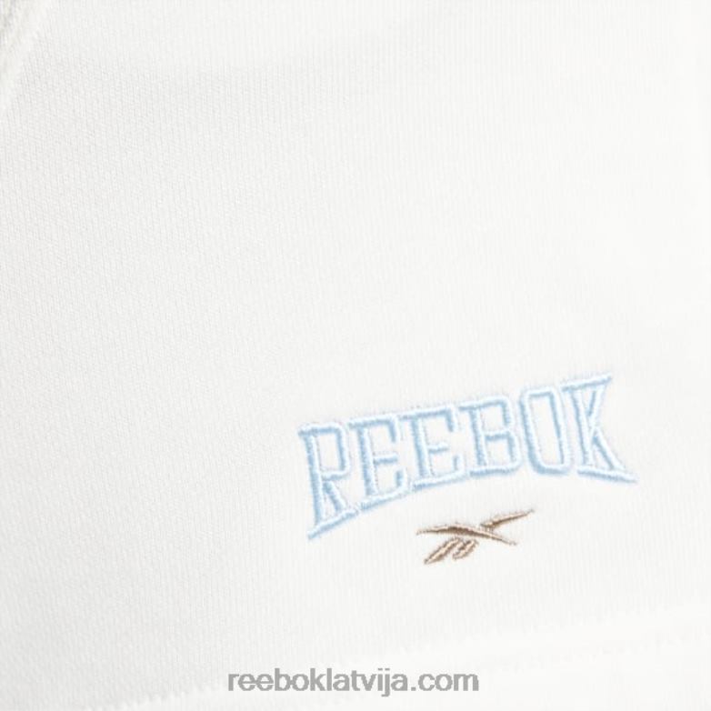 klasiski augstskolu augstceltnes šorti (liela izmēra) sievietes 0T464869 Reebok krīts