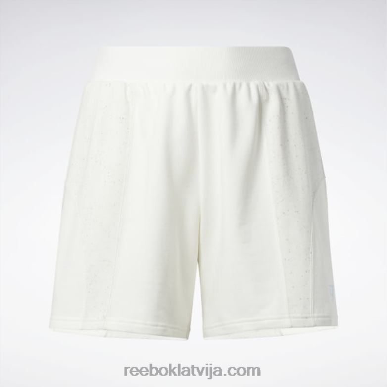 klasiski augstskolu augstceltnes šorti (liela izmēra) sievietes 0T464869 Reebok krīts