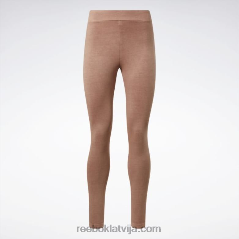 klasiski dabīgas krāsas legingi (plus izmēra) sievietes 0T464910 Reebok kanjona koraļļi