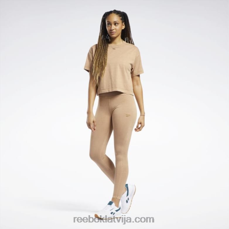 klasiski dabīgas krāsas legingi sievietes 0T464905 Reebok savvaļas brūns