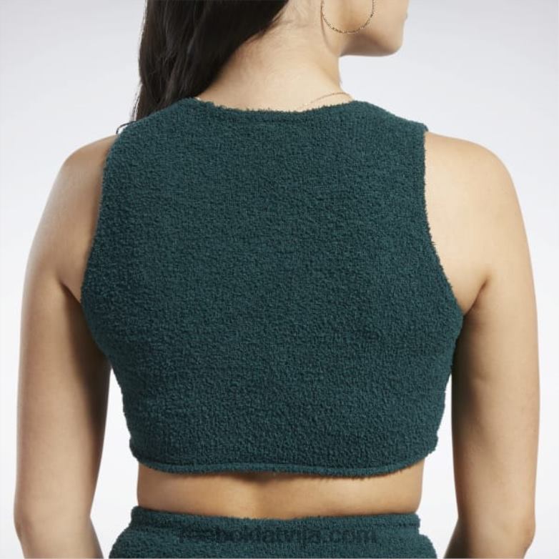 klasiski mājīgs tank tops sievietes 0T464771 Reebok mežs zaļš