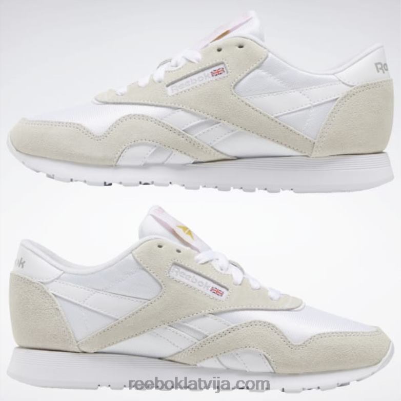 klasiski neilona sieviešu apavi0T464467 Reebok balts/gaiši pelēks
