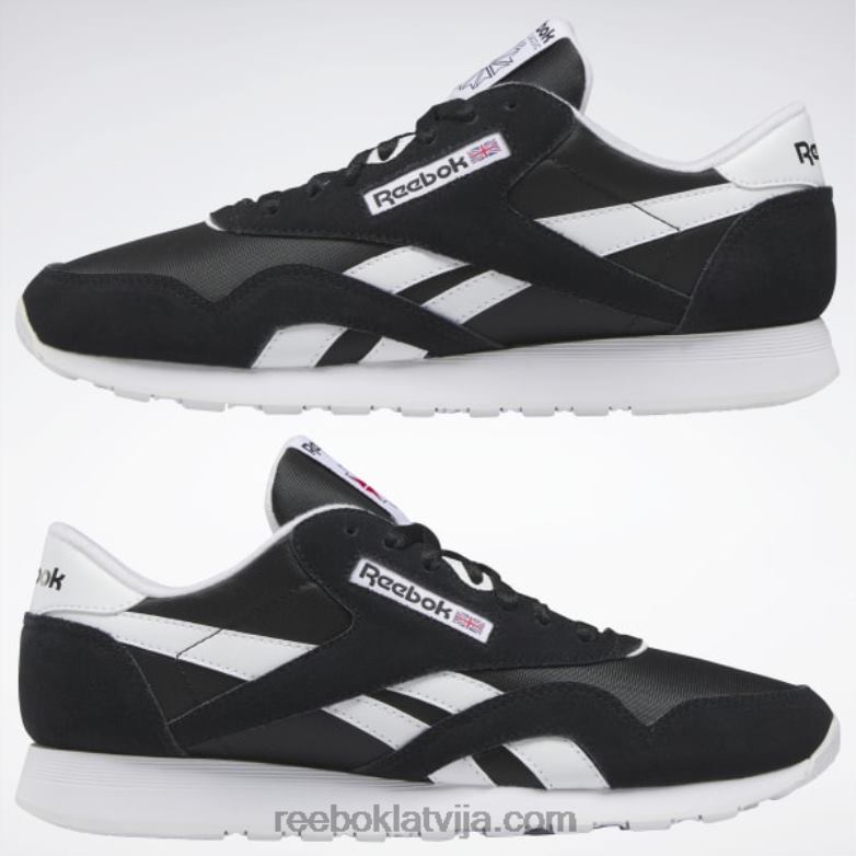 klasiski neilona vīriešu apavi0T4641035 Reebok kodols melns/ftwr balts