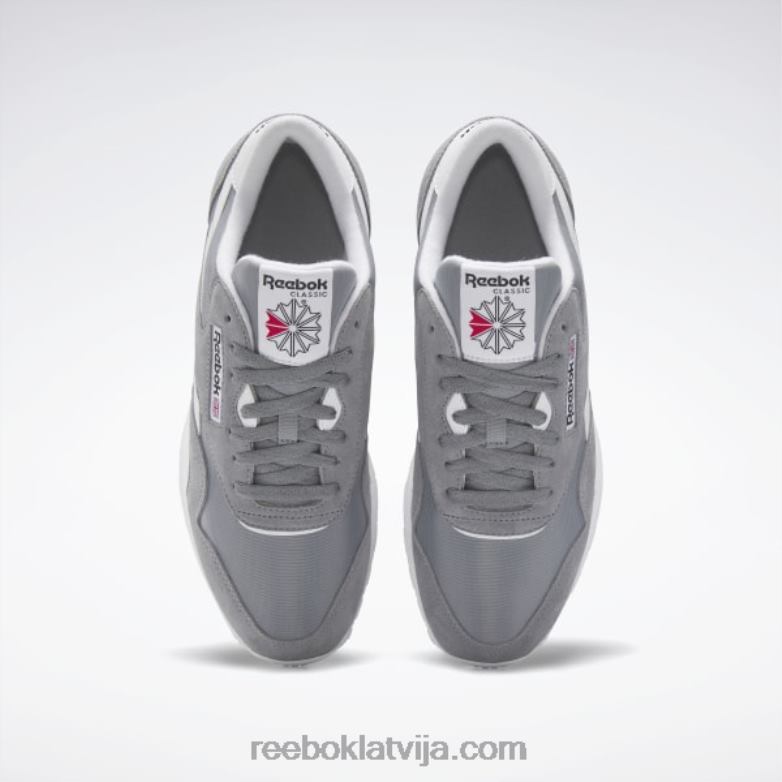 klasiski neilona vīriešu apavi0T4641047 Reebok tīri pelēks 5/ftwr balts